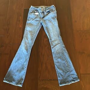 American Eagle super stretch flair jeans size 2